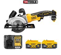 Dewalt DCS571 18V XR Brushless Circular Saw 115mm + 2 x 5Ah Batteries & Charger