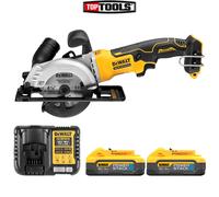 Dewalt DCS571 18V XR Brushless Circular Saw 115mm + 2 x 5Ah Batteries & Charger