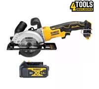 Dewalt DCS571 18V XR Brushless Circular Saw 115mm With 1 x 4.0Ah Battery