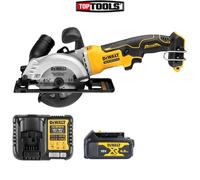 Dewalt DCS571 18V XR Brushless Circular Saw 115mm With 1 x 4Ah Battery & Charger