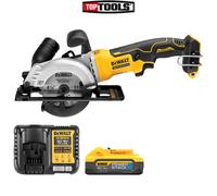 Dewalt DCS571 18V XR Brushless Circular Saw 115mm With 1 x 5Ah Battery & Charger