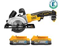 Dewalt DCS571 18V XR Brushless Circular Saw 115mm With 2 x 1.7Ah Batteries