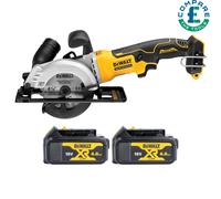 Dewalt DCS571 18V XR Brushless Circular Saw 115mm With 2 x 4Ah Batteries