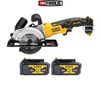 Dewalt DCS571 18V XR Brushless Circular Saw 115mm With 2 x 4Ah Batteries