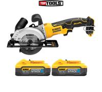 Dewalt DCS571 18V XR Brushless Circular Saw 115mm With 2 x 5Ah Batteries