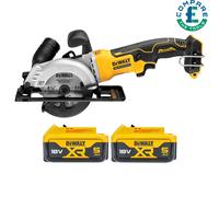 Dewalt DCS571 18V XR Brushless Circular Saw 115mm With 2 x 5Ah Batteries