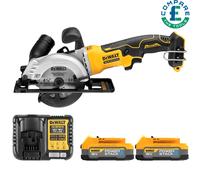 Dewalt DCS571 18V XR Brushless Circular Saw + 2 x 1.7Ah Batteries & Charger