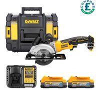 Dewalt DCS571 18V XR Brushless Circular Saw + 2 x 1.7Ah Batteries Charger & Case