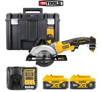 Dewalt DCS571 18V XR Brushless Circular Saw + 2 x 5Ah Batteries, Charger & Case