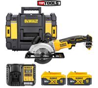 Dewalt DCS571 18V XR Brushless Circular Saw + 2 x 5Ah Batteries, Charger & Case