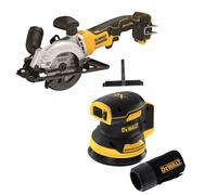 DeWalt DCS571N 18v Brushless XR 115mm Circular Saw & DCW210N Orbital Sander