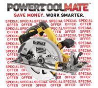 DeWALT DCS572N-XJ 18v XR 184mm Brushless Rail Compatible Circular Saw - Bare