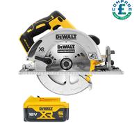 DeWalt DCS572N 18V XR Brushless Circular Saw 184mm With 1 x 5.0Ah Battery