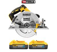 DeWalt DCS572N 18V XR Brushless Circular Saw 184mm With 2 x 1.7Ah Batteries