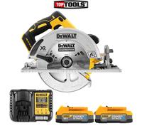 DeWalt DCS572N 18V XR Brushless Circular Saw With 2x 1.7Ah Batteries & Charger