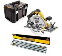 Dewalt Dcs572Nt 18V Xr Brushless 184mm Circular Saw Plunge Base+ 1.0M Guide Rail