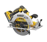 DEWALT DCS573 18v XR Cordless Brushless FLEXVOLT High Power Circular Saw 190mm 2 x 5ah Li-ion Powerstack