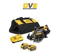 Dewalt DCS577T2 54V XR FLEXVOLT 190mm High Torque Circular Saw Kit 2x6Ah Batts &