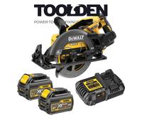 DeWalt DCS577T2-GB XR 190mm FlexVolt 54V Circular Saw with 2x 6.0Ah Batteries