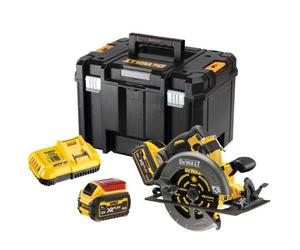 DEWALT DCS578T2-GB 54V XR FLEXVOLT High Power 190mm Circular Saw with 2 x 6Ah Batteries