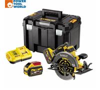 DeWalt DCS578X2-GB 54v XR FLEXVOLT Brushless 190mm Circular Saw Inc 2x DCB547...