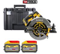 DeWalt DCS579 54V XR Brushless Circular Saw 190mm With 2 x 9Ah Batteries & Case