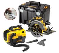 Dewalt Dcs579N 54V 190mm Xr Flexvolt Circular Saw Tstak + Dcv584 Vacuum L-Class