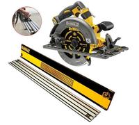 Dewalt Dcs579N 54V 190mm Xr Flexvolt High Power Circular Saw Bare + Guide Rail