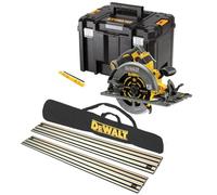 DeWalt DCS579NT 54v 190mm XR FlexVolt High Power Circular Saw 2X Guide Rail Bag