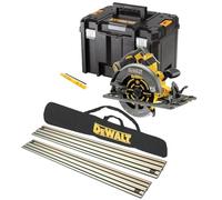 DeWalt DCS579NT 54v 190mm XR FlexVolt High Power Circular Saw 2X Guide Rail Bag