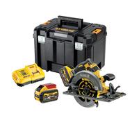 Dewalt DCS579X2 54V Brushless 190mm Circular Saw 2 x 9.0Ah Battery Charger Case