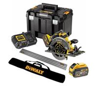 Dewalt Dcs579X2 54V Xr Flexvolt Circular Saw 190mm + Guide Rail + Bag + 2 X 9Ah