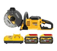 Dewalt Dcs691 54V Xr Cordless Flexvolt 230mm Cut Off Saw With 2 X 12Ah Batteries & Charger