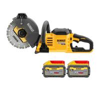 Dewalt Dcs691 54V Xr Cordless Flexvolt 230mm Cut Off Saw With 2 X 9Ah Batteries
