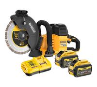 Dewalt DCS691X2 54v XR Flexvolt Cut Off Saw 230mm Wireless - 2x 9ah