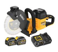 Dewalt Dcs691T2-Gb 54V Xr Flexvolt 230mm Cut Off Saw Inc 2X Dcb546 Flexvolt Batts