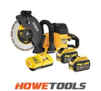 Dewalt DCS691X2 54v XR Flexvolt Cut Off Saw 230mm Wireless - 2x 9ah