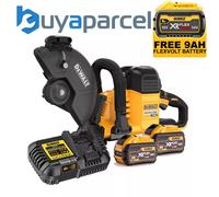 Dewalt DCS691X2 54v XR Flexvolt Cut Off Saw 230mm Wireless - 2x 9ah