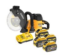 Dewalt Dcs691X4-Gb 54V Xr Flexvolt 230mm Cut Off Saw Inc 4X Dcb547 Flexvolt Batts
