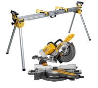 Dewalt DCS727N XR 2 X 54v Flexvolt Cordless 205mm Mitre Saw + DE7023 Leg Stand