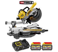 Dewalt DCS727 54v XR Flexvolt Cordless Mitre Saw 250mm 2 x 6ah Li-ion