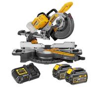 Dewalt Dcs727T2 Xr Flexvolt Slide Mitre Saw 250mm Double Bevel 54V 2 X 6.0Ah