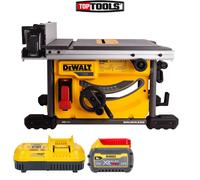 Dewalt DCS7485 54V XR Brushless Table Saw With 1 x 6.0Ah Battery & Charger