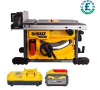 Dewalt DCS7485 54V XR Brushless Table Saw With 1 x 9.0Ah Battery & Charger