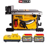 Dewalt DCS7485 54V XR Brushless Table Saw With 2 x 6.0Ah Batteries & Charger