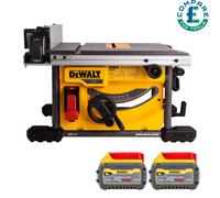 Dewalt DCS7485 54V XR Cordless Brushless Table Saw With 2 x 6.0Ah Batteries