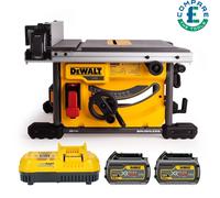 DeWalt DCS7485T2 54v XR 2x6Ah Li-ion 210mm FlexVolt Table Saw Cordless Batteries