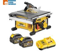 DeWalt DCS7485T2 54v XR FLEXVOLT Cordless Brushless Table Saw Inc 2x DCB546 B...