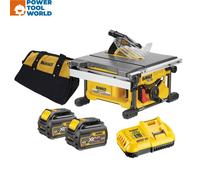 DeWalt DCS7485T2 54v XR FLEXVOLT Cordless Brushless Table Saw Inc 2x DCB546 B...