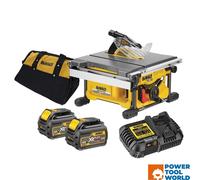 DeWalt DCS7485T2 54v XR FLEXVOLT Cordless Brushless Table Saw Inc 2x DCB546 B...